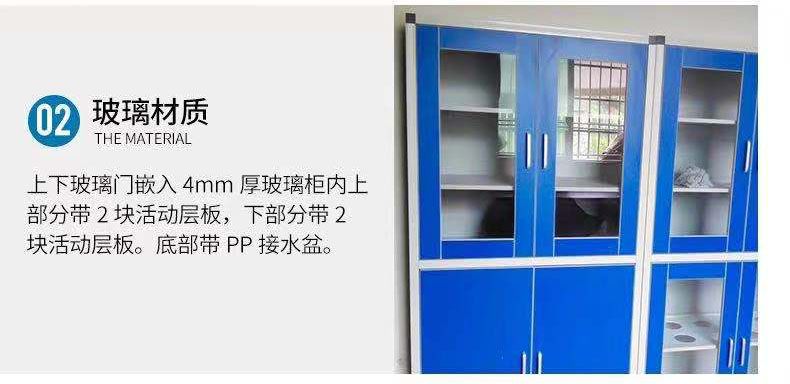 山東實驗室全鋼藥品柜，玻璃器皿柜試劑存儲柜
